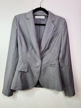 Kaufmanfranco Wool Gray Fitted Blazer Women Size Small